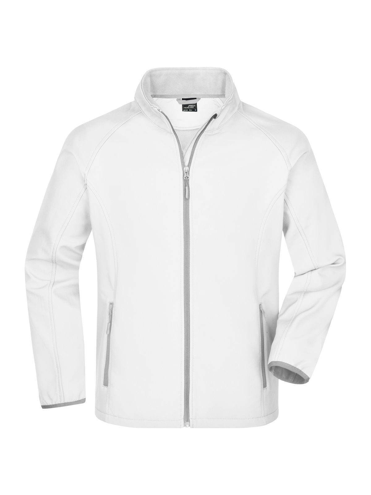 Men's Promo Softshell Jacket - WHWH - White/White