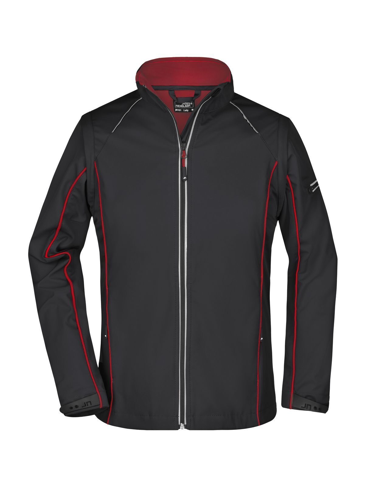 Ladies´ Zip-Off Softshell Jacket - BLRD - RED
