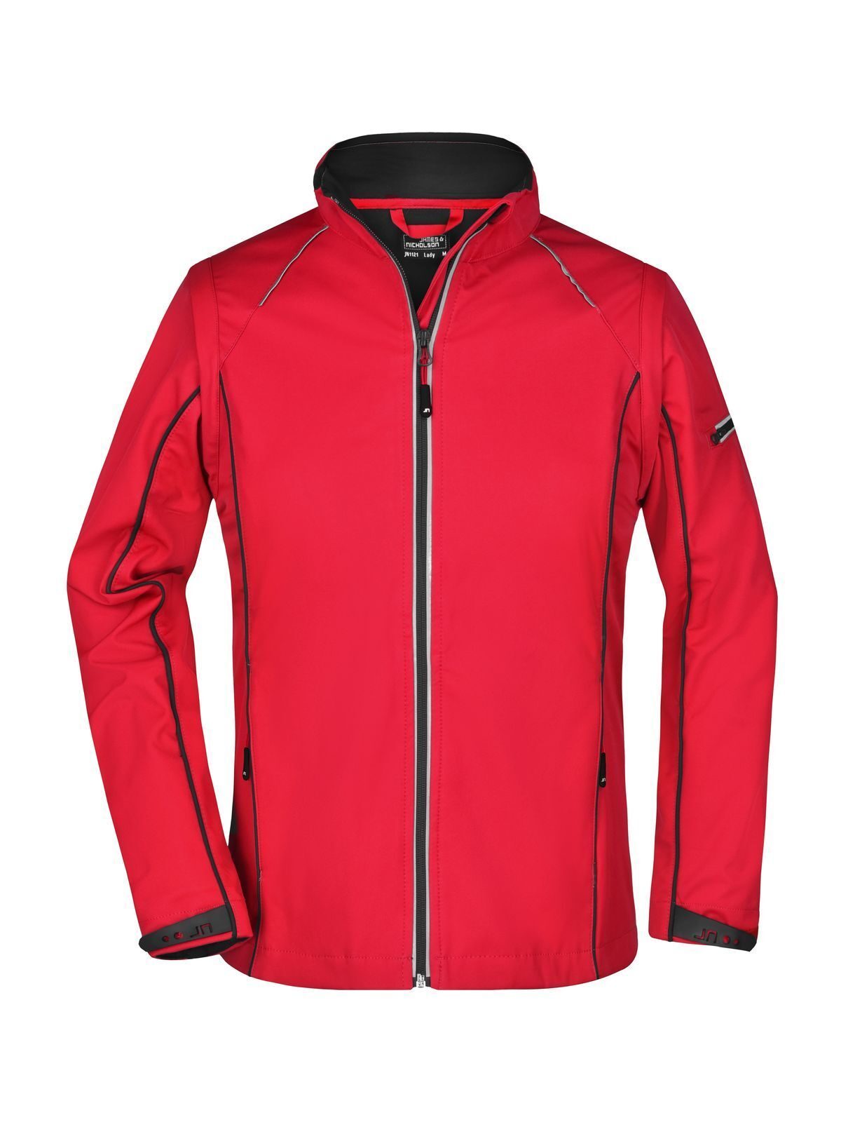 Ladies´ Zip-Off Softshell Jacket - RDBL - RED-BLACK