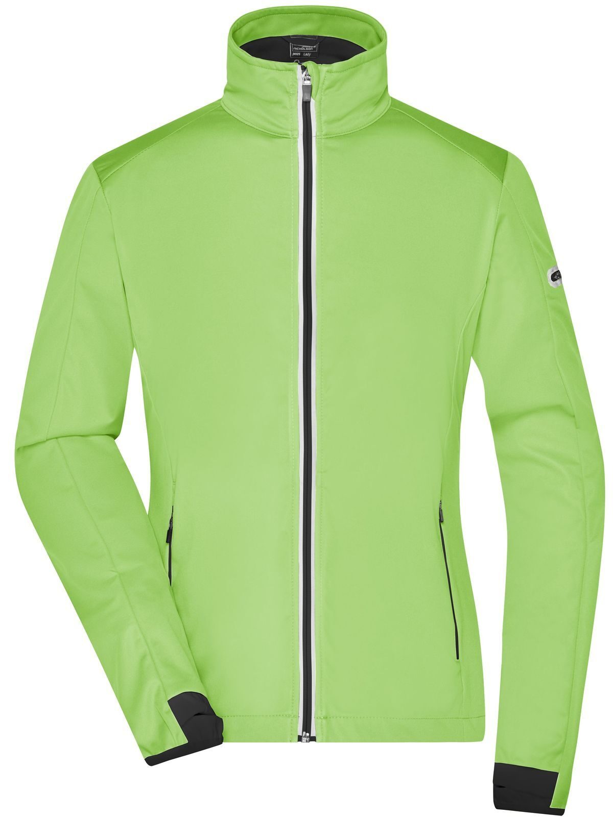 Ladies´ Sports Softshell Jacket - BGRBL - Bright green - Black