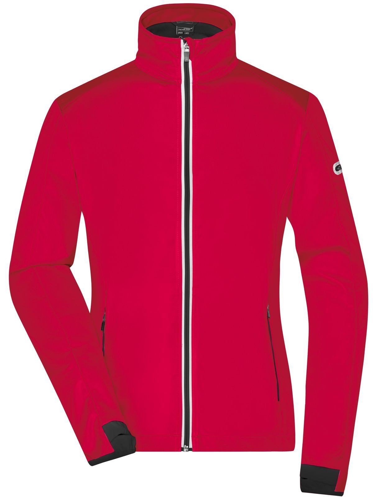 Ladies´ Sports Softshell Jacket - LRDBL - LIGHT-RED-BLACK