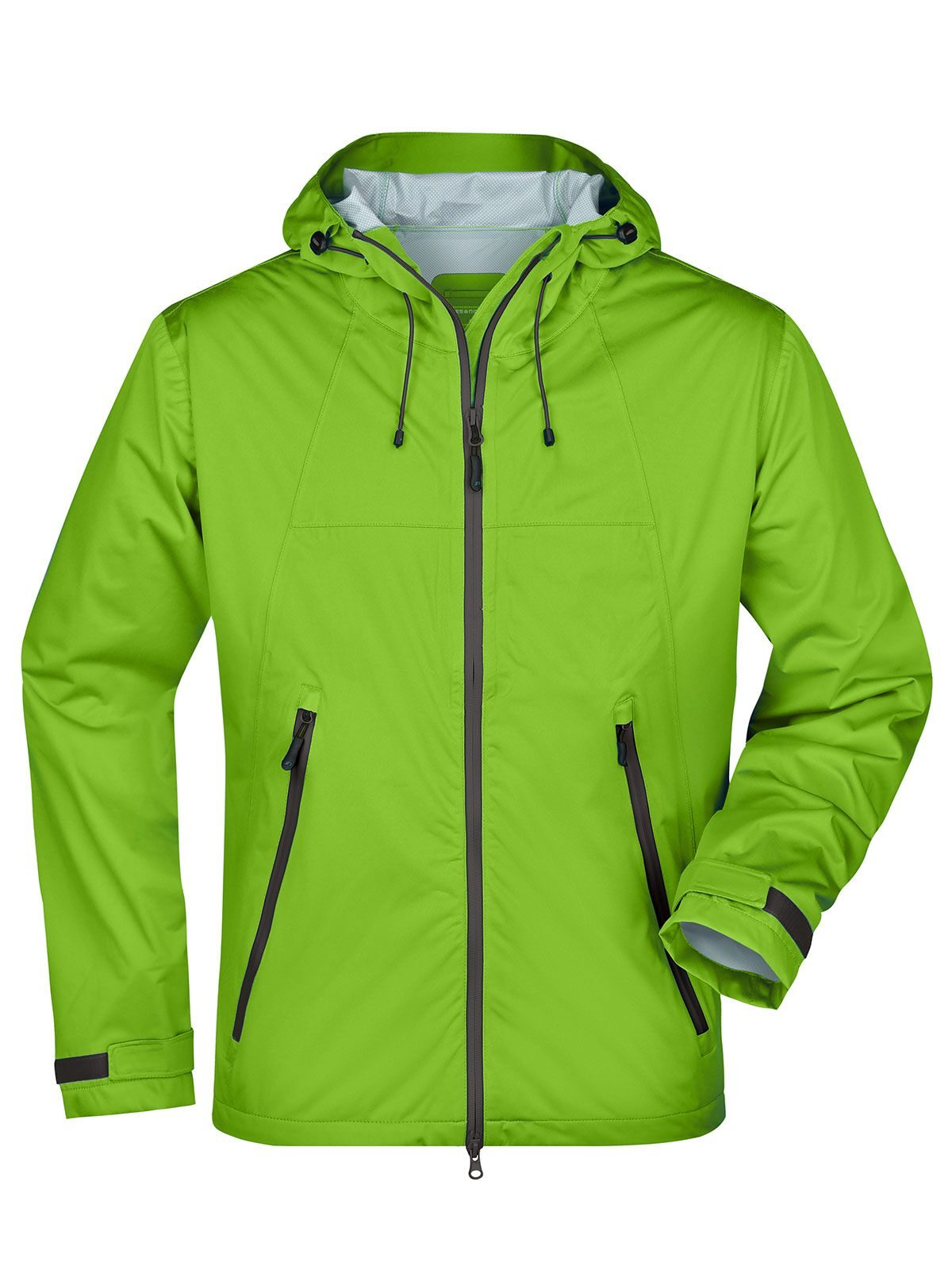 Outdoorjas voor heren - SPGRIGG - LENTE-GROEN-IJZER-GRIJS