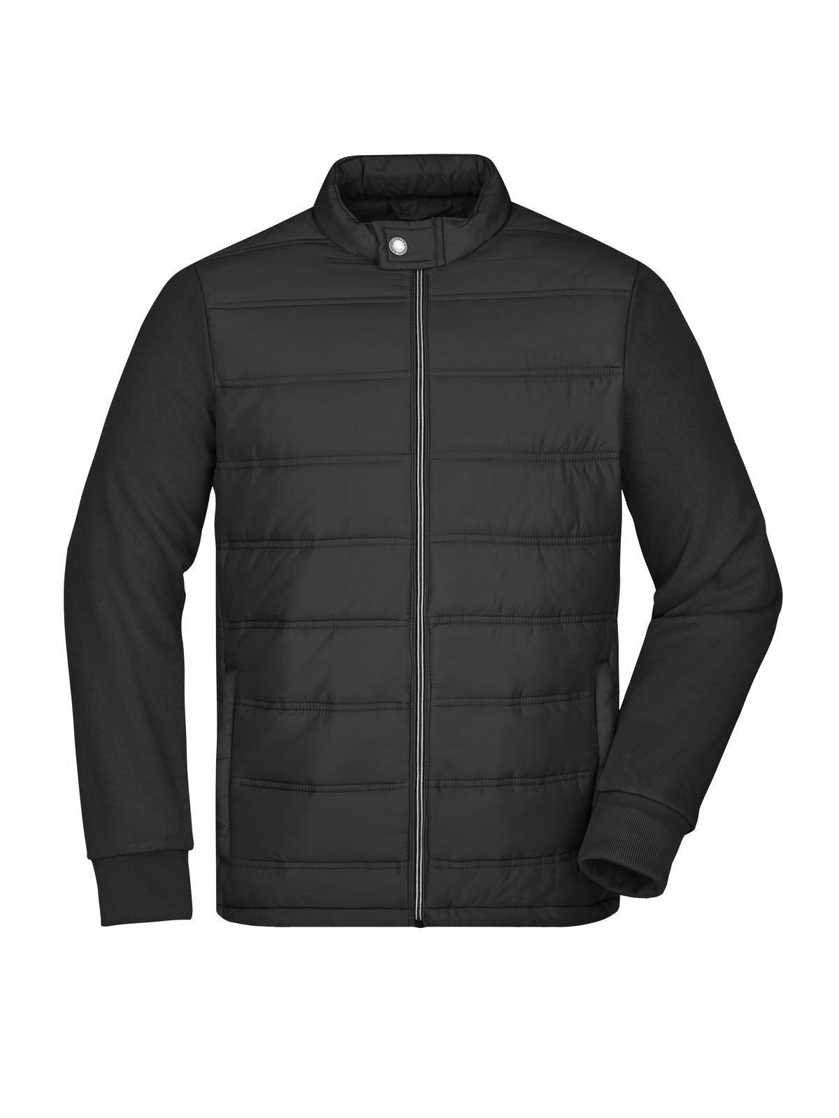 Men's Hybrid Sweat Jacket - BL - Black