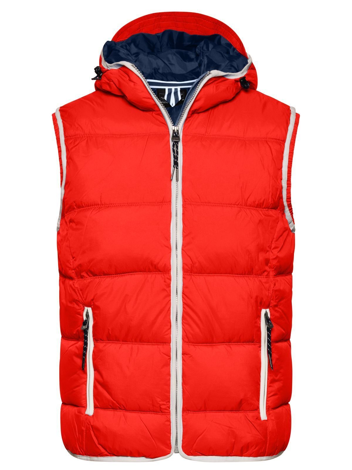 Men's Maritime Vest - RDWH - Red-white