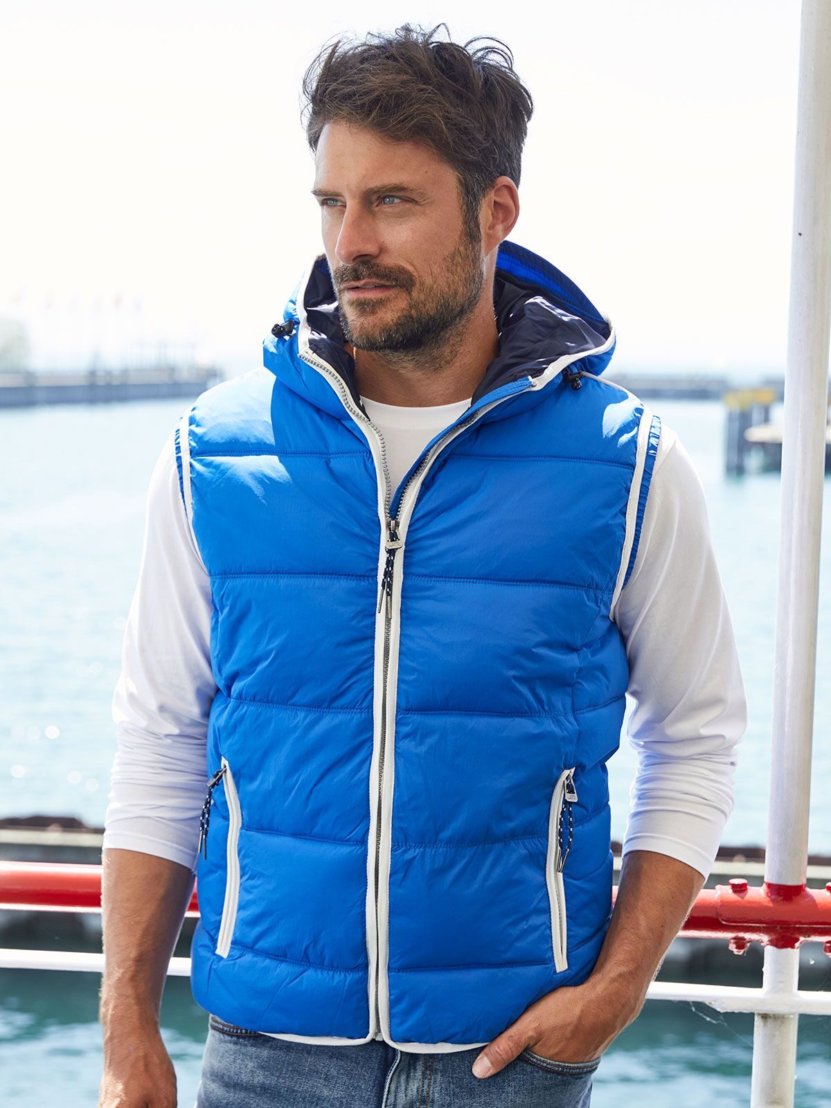 Maritiem vest voor heren