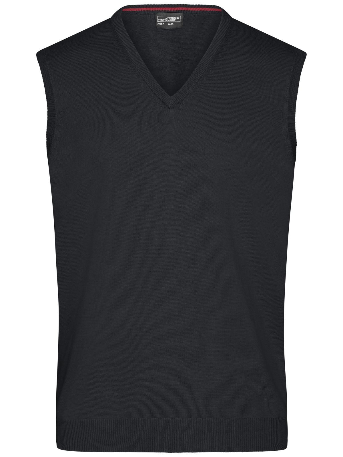 Men's V-Neck Pullunder - CBMB - Carbon Melange