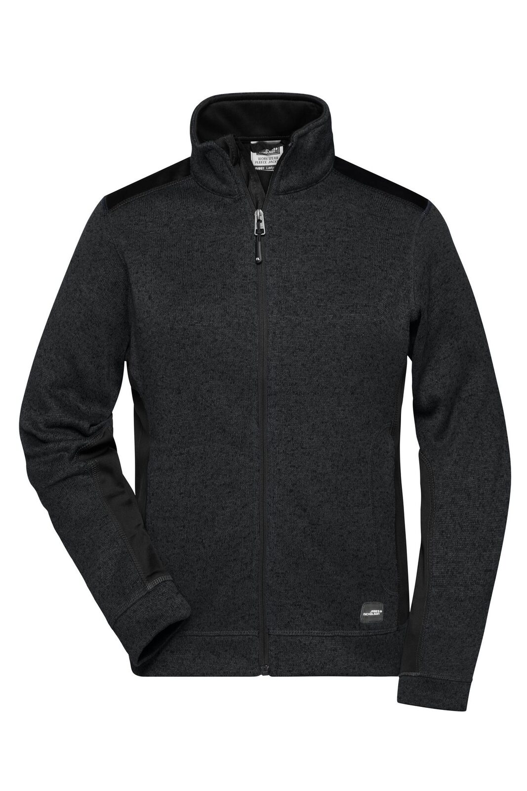 Ladies´ Knitted Workwear Fleece Jacket -STRONG- - BLBL - Black