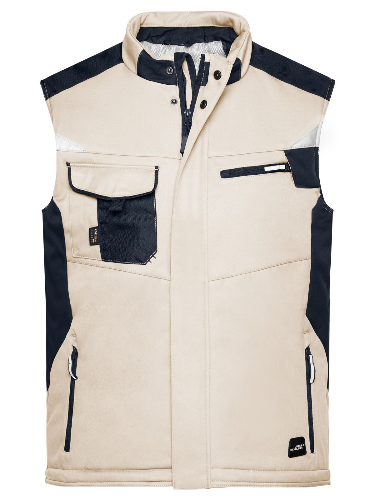 Craftsmen Softshell Vest -STRONG- - STBL - STONE-BLACK