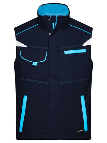 Werkvest - Niveau 2 - NYTU - MARINEBLAUW-TURKOOIS