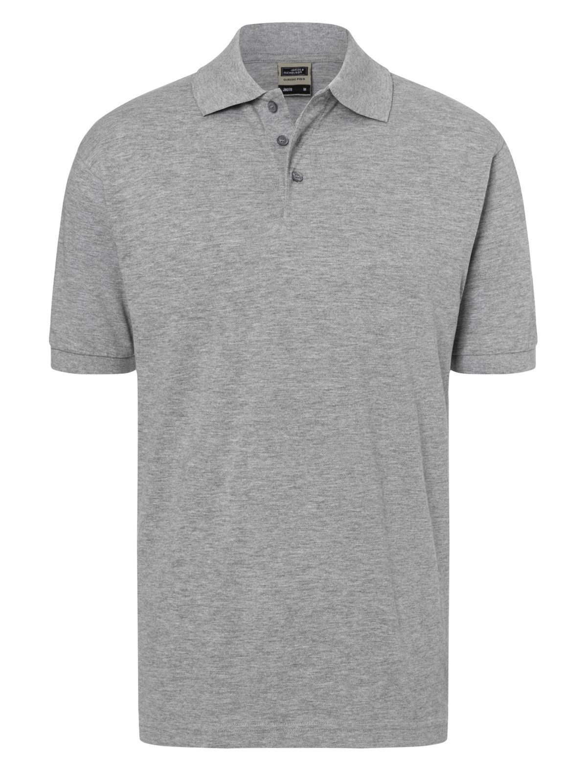 Klassieke polo - GREHE - Grijze heide