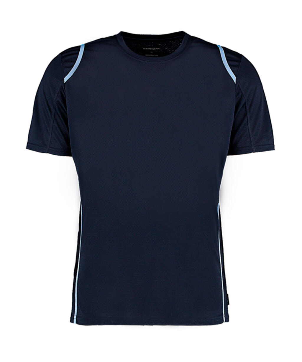 Normale pasvorm Cooltex® Contrast T-shirt - 241 - NAV-LBL - Marineblauw/Lichtblauw
