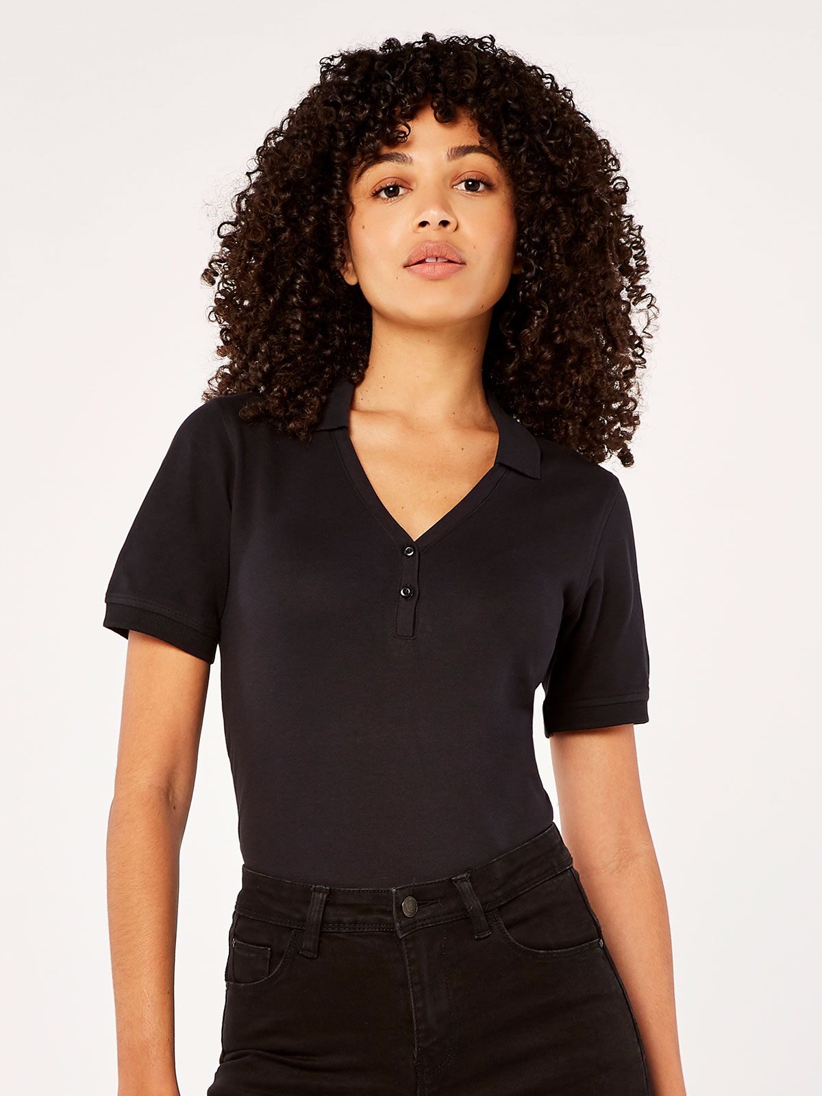 Regular Fit Comfortec® V Neck Polo
