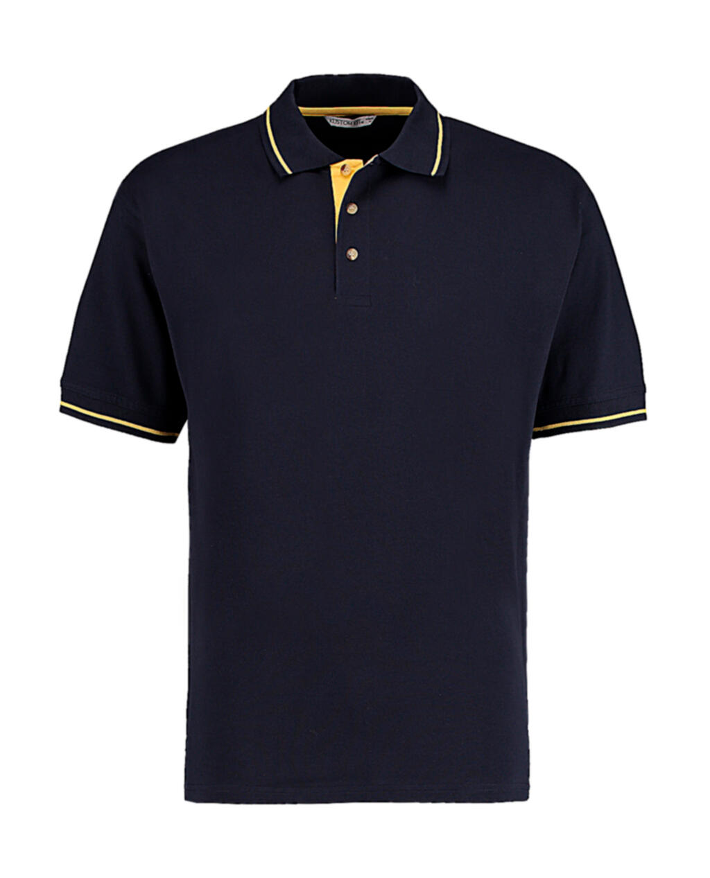Classic Fit St. Mellion Polo - 246 - Navy/Sun Yellow
