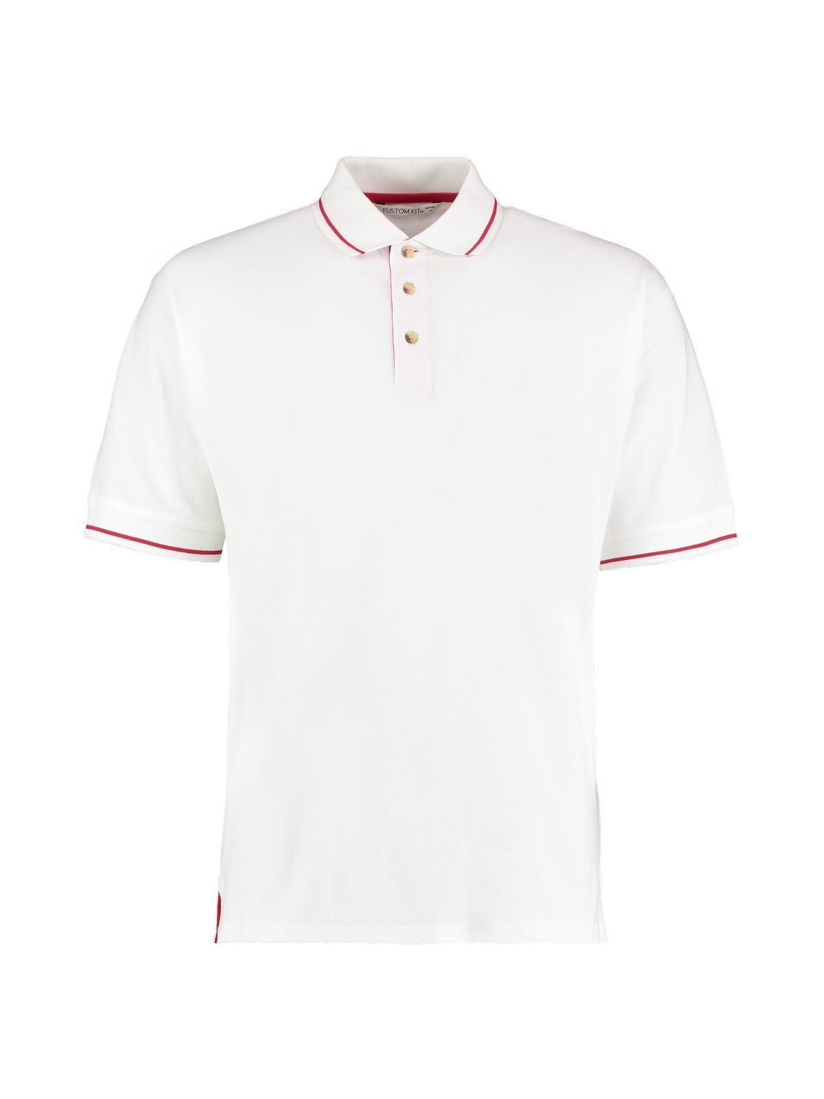 Classic Fit St. Mellion Polo - WHI-RED - White/Red