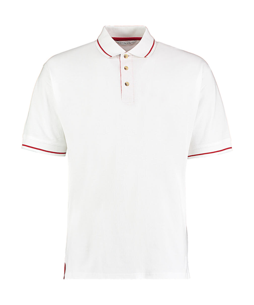 Classic Fit St. Mellion Polo - 054 - White/Bright Red