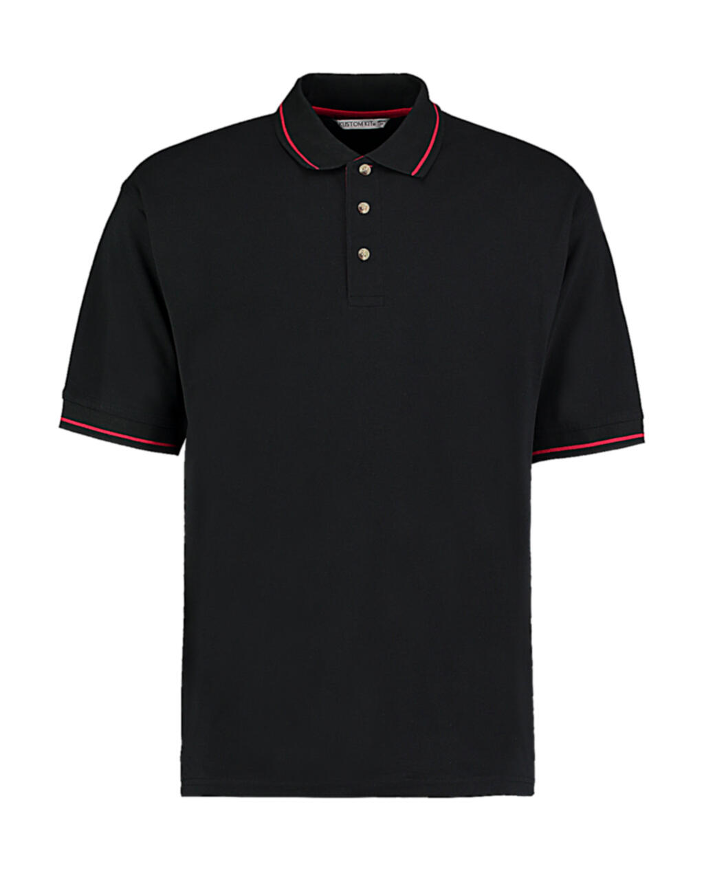 Classic Fit St. Mellion Polo - 154 - BCK-RED - Black/Red