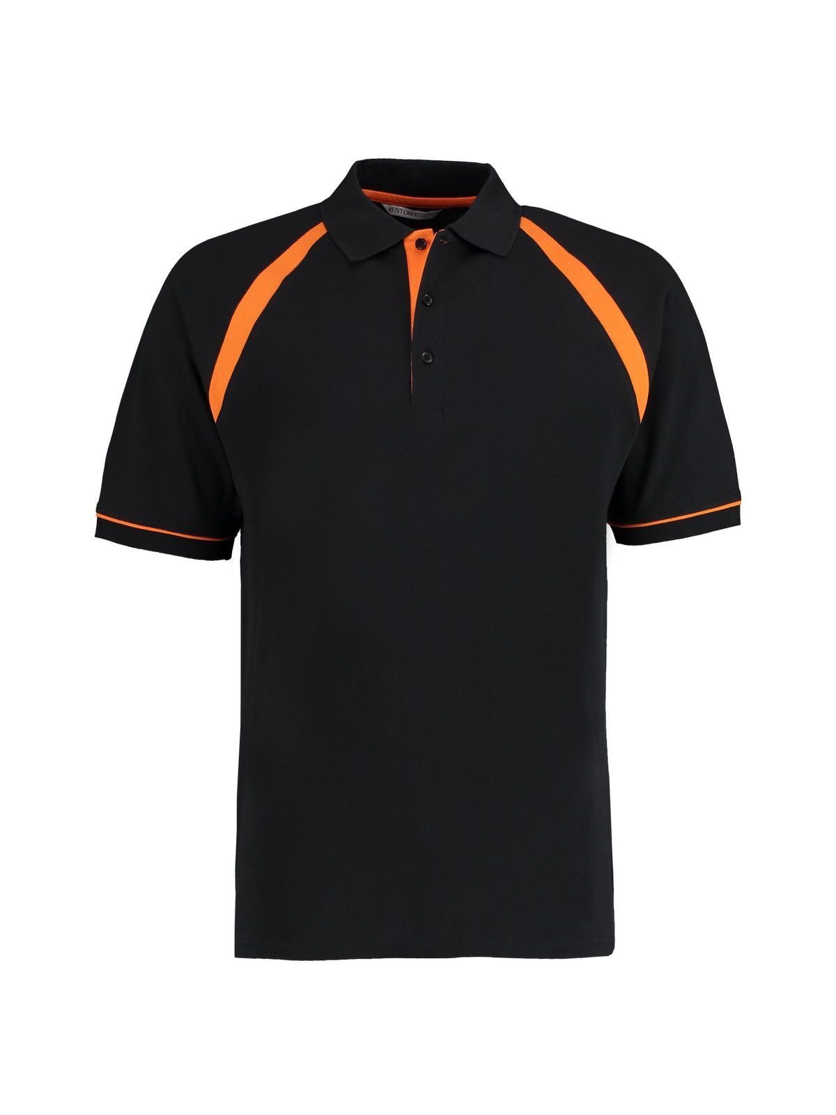Classic Fit Oak Hill Polo - 166 - Black/Orange