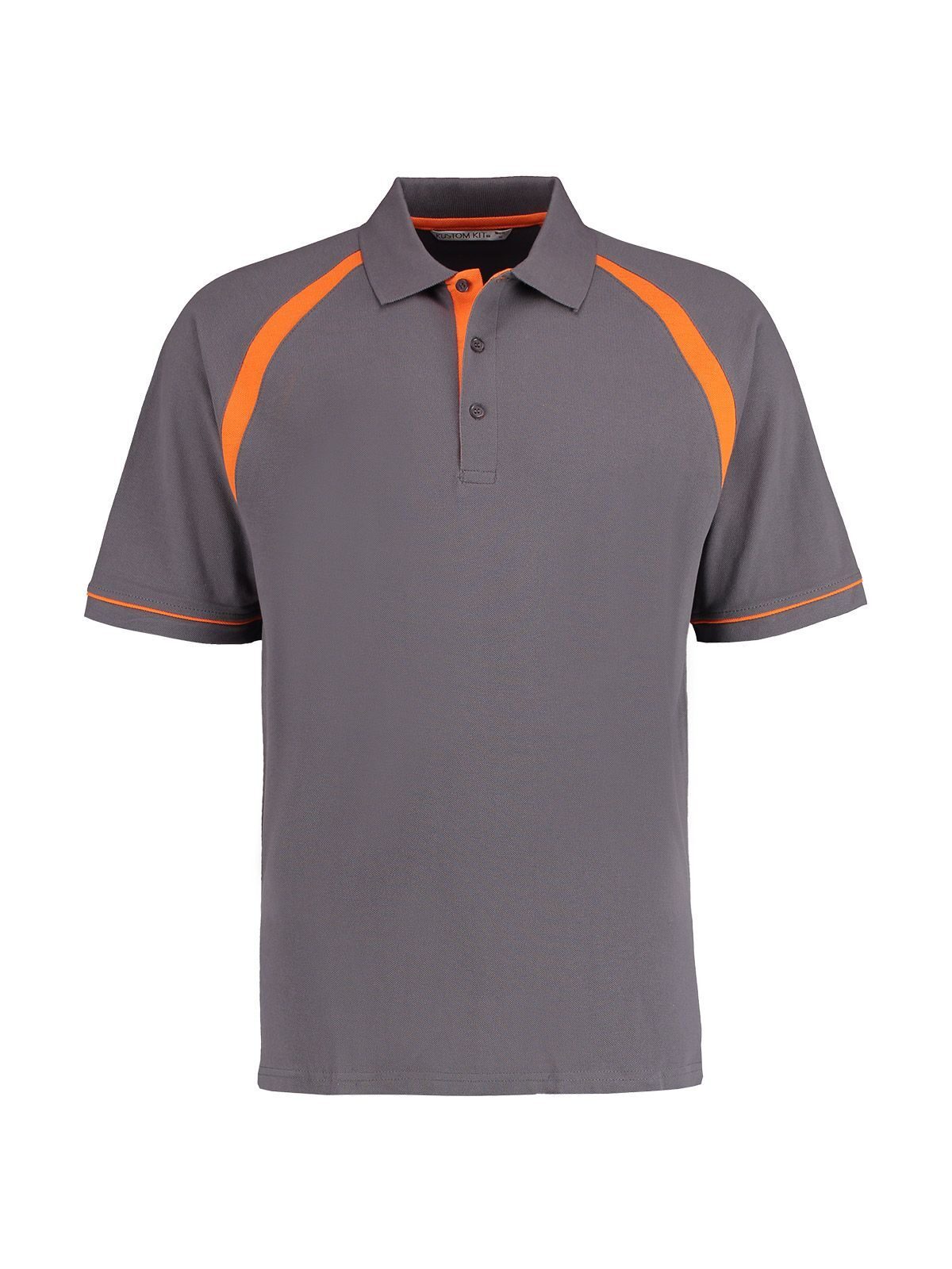 Classic Fit Oak Hill Polo - CLO - Charcoal/Orange