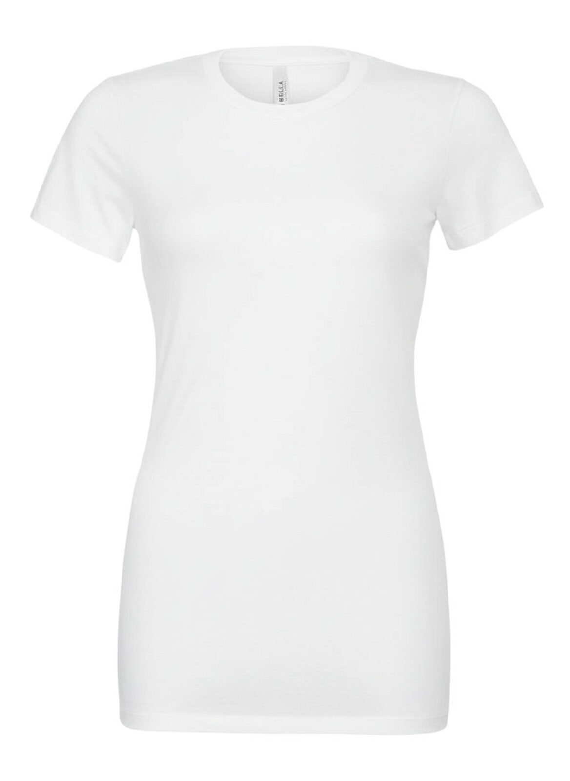 Dames T-shirt met korte mouwen van comfortabele jersey - WH - Wit