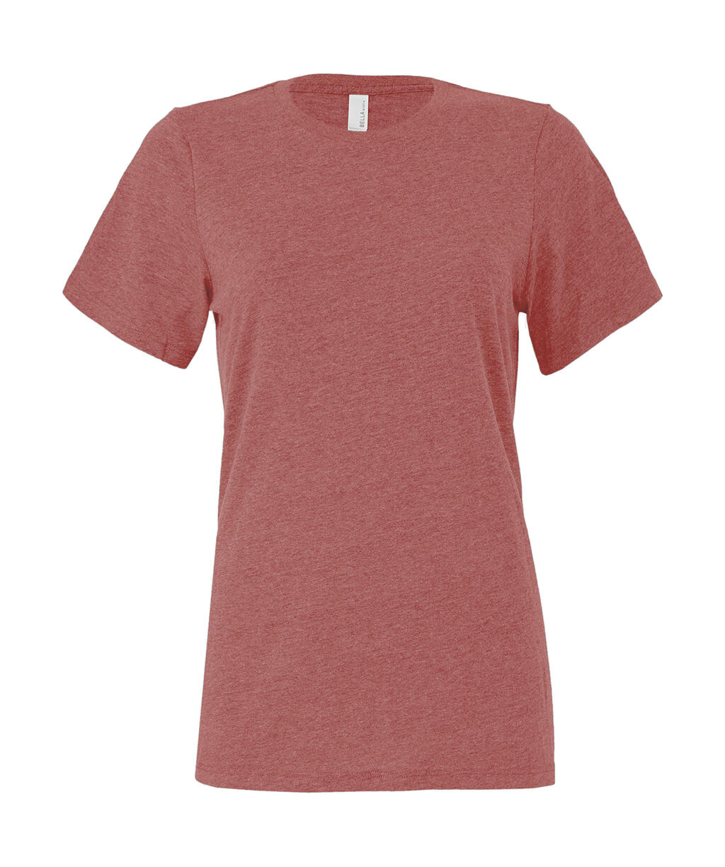 Dames T-shirt van CVC Relaxed jersey. - Heidepaars