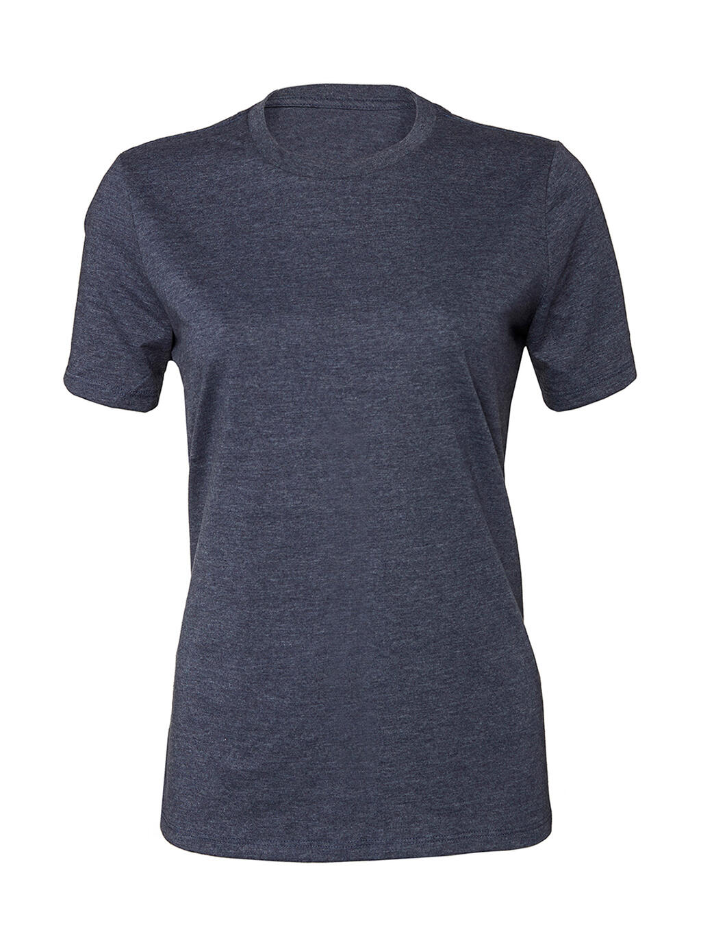 Dames T-shirt van CVC Relaxed jersey. - 50 - Heather Navy