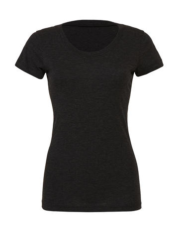 Triblend Tee with round neckline - 130 - CHARCOAL-BLACK TRIBLEND