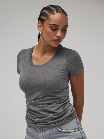 Triblend Tee with round neckline