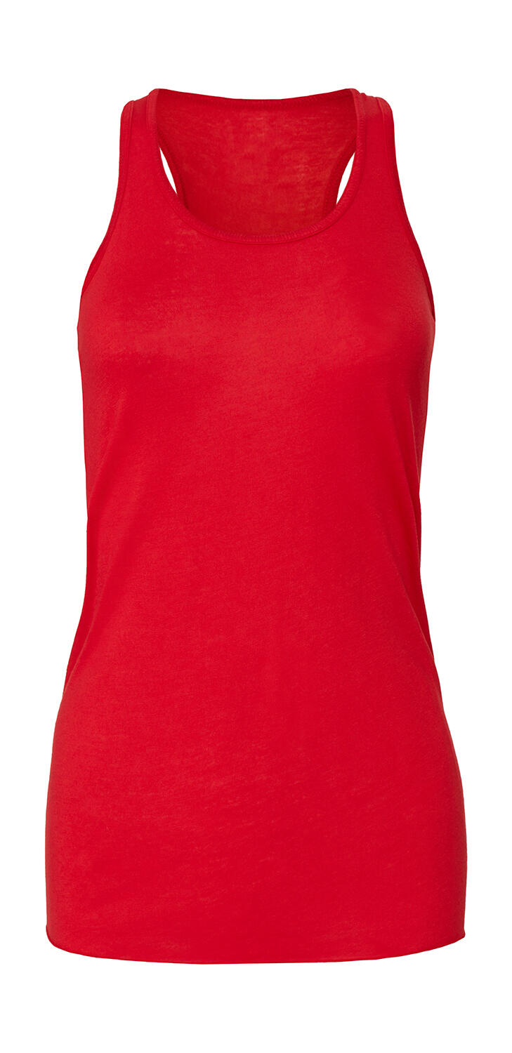 Flowy Back Swimmer Tank Top - 2 - Red
