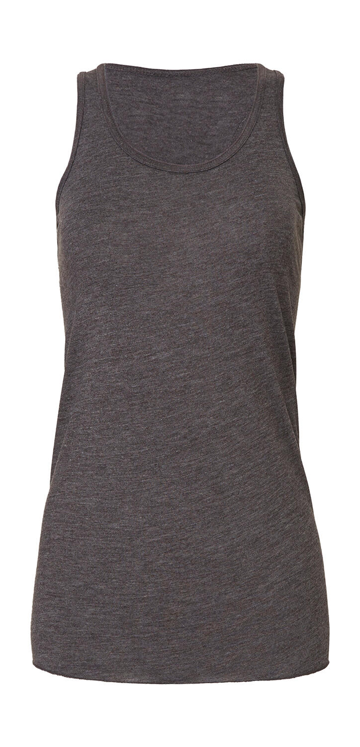 Flowy Back Swimmer Tank Top - 93 - Dark Grey Heather