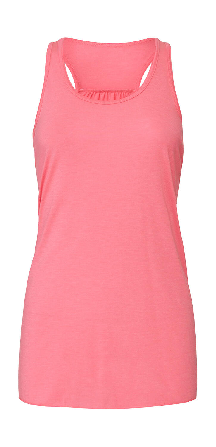 Flowy Back Swimmer Tank Top - 00064 - Neon Pink