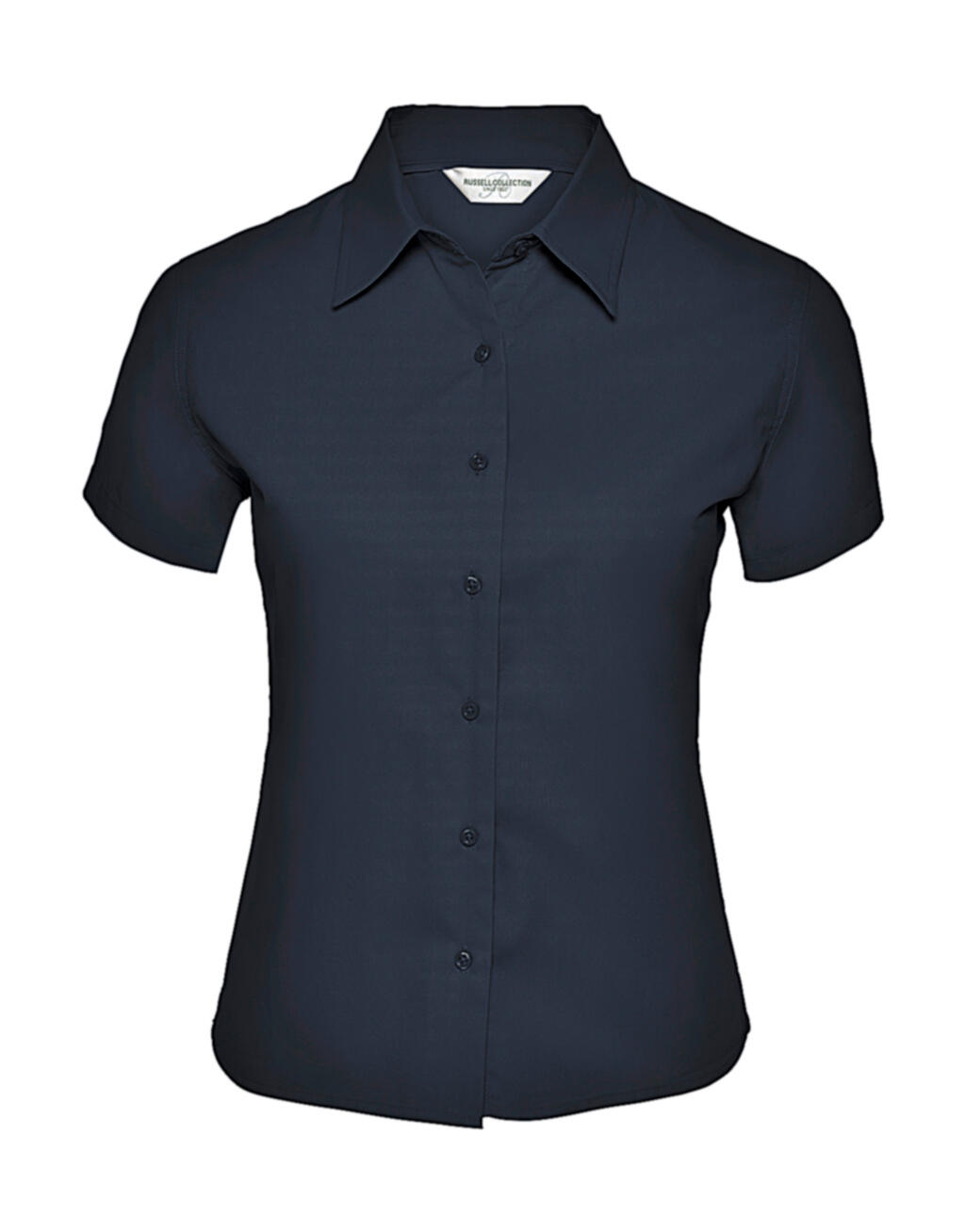 Women's Twill Classic Short Sleeve Shirt - 201 - French Navy