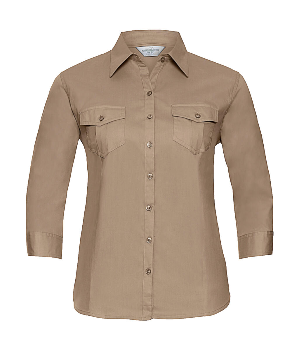 Women's 3/4 sleeve shirt with cuff - 3M - Khaki