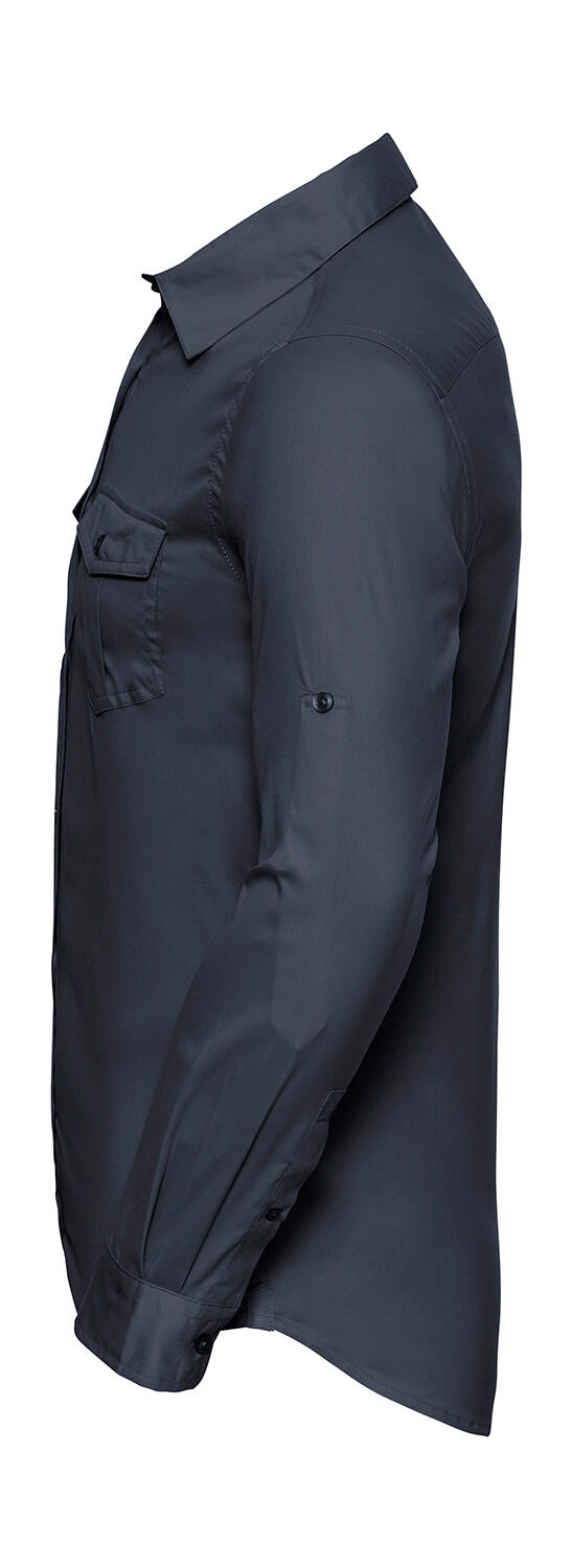Men's long-sleeved shirt with cuffs