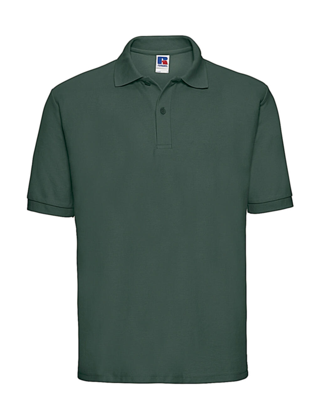 Men's Classic Polycotton Polo - 540 - Bottle Green