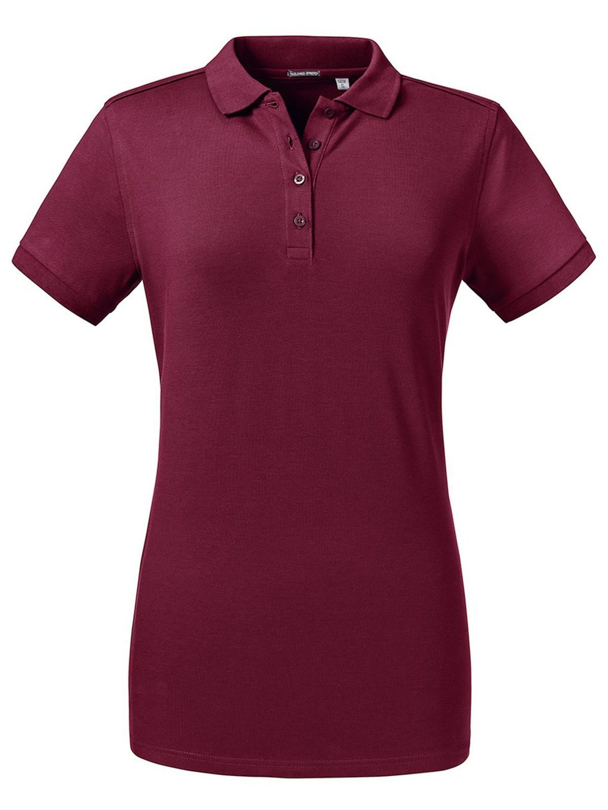 Ladies' Tailored Stretch Polo - BUR - Burgundy