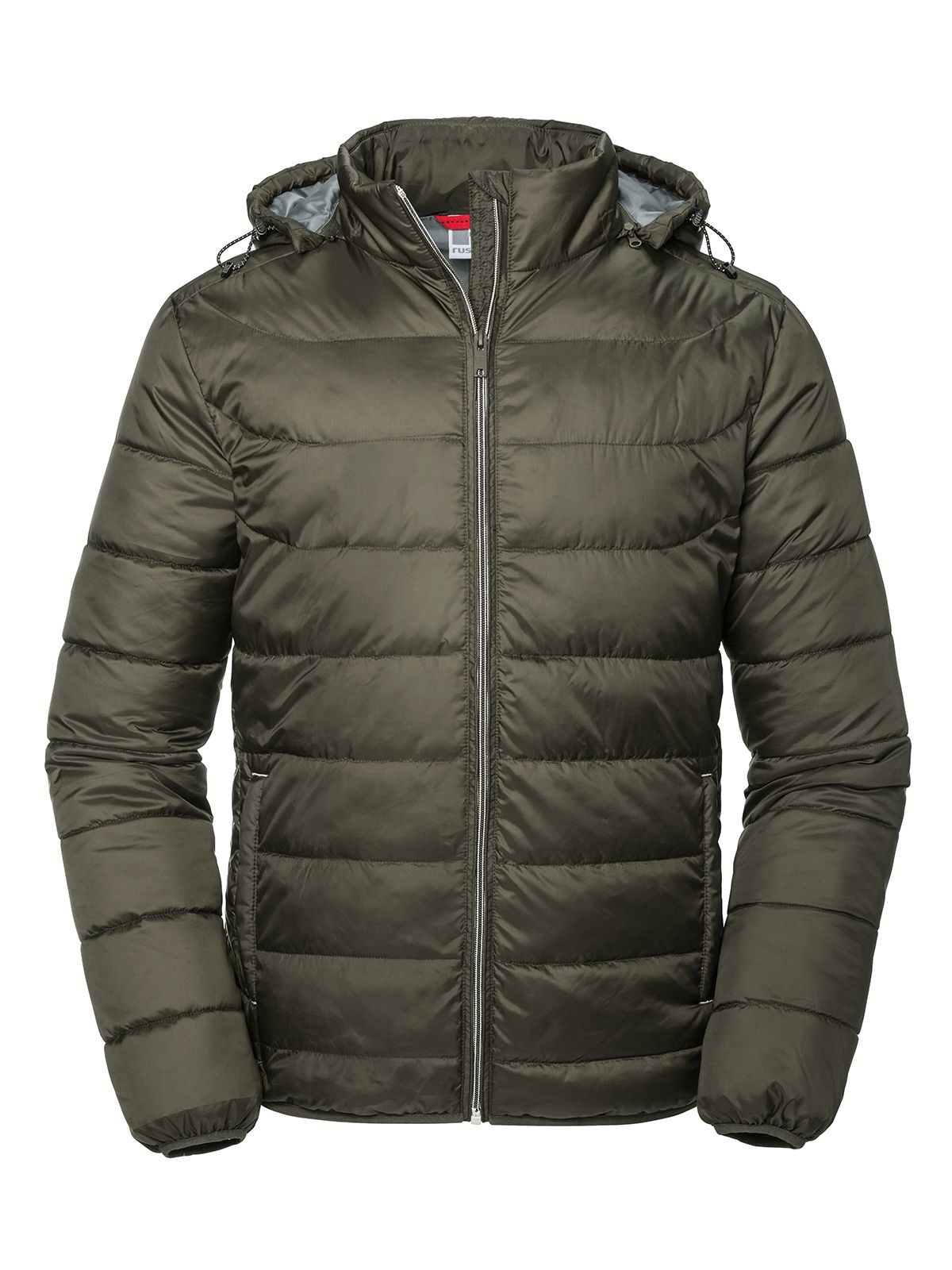 Herenjas met capuchon Nano - DO - Donkere olijf
