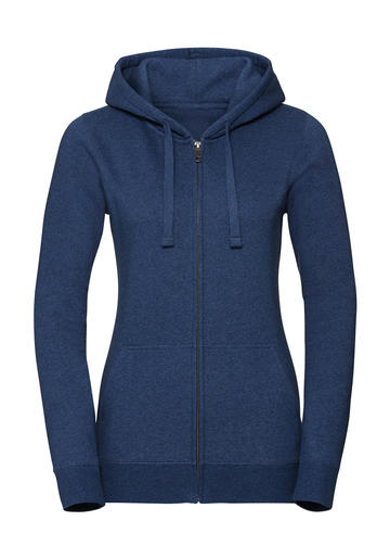 Authentic Melange Zipped Hood women's sweatshirt - OM - Ocean Melange