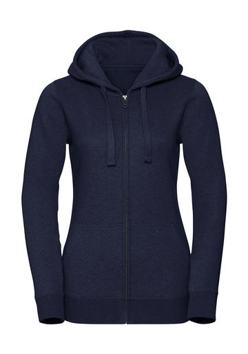 Authentic Melange Zipped Hood women's sweatshirt - IM - Indigo Melange