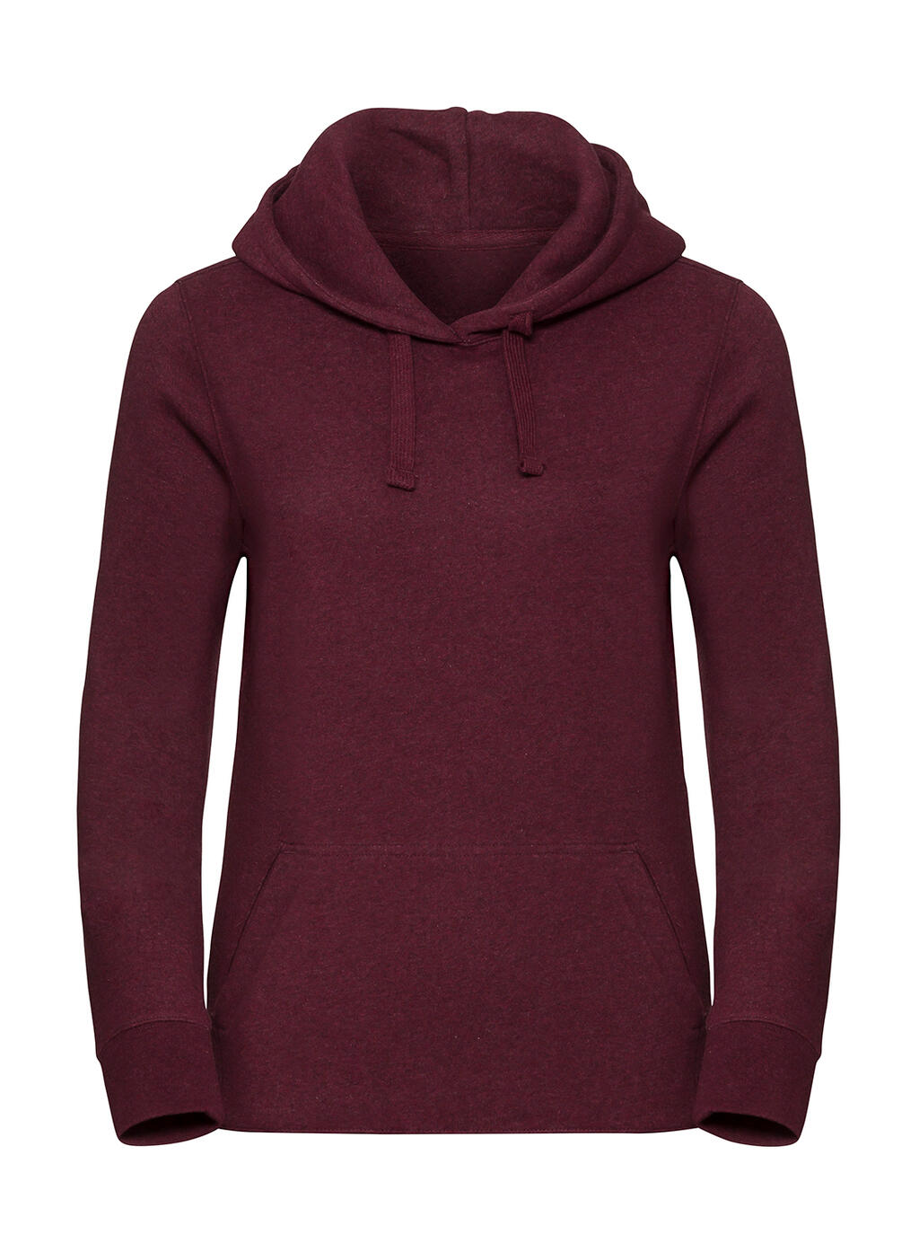 Authentieke Melange Hooded dames sweater - BD - Bourgondische melange