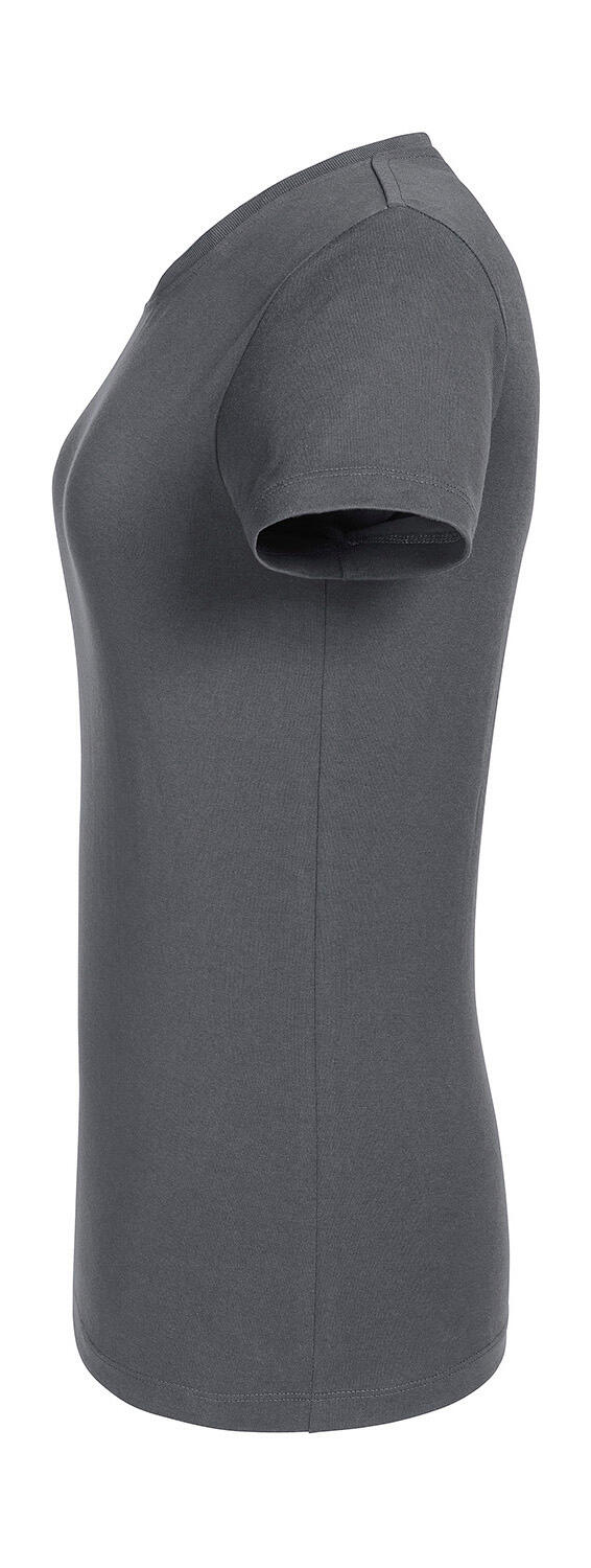 Dames T-shirt van zware, puur biologische stof