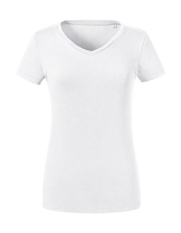 Pure Organic Women's V-Neck T-Shirt - 30 - White