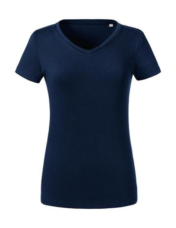 Pure Organic Women's V-Neck T-Shirt - FN - French Navy