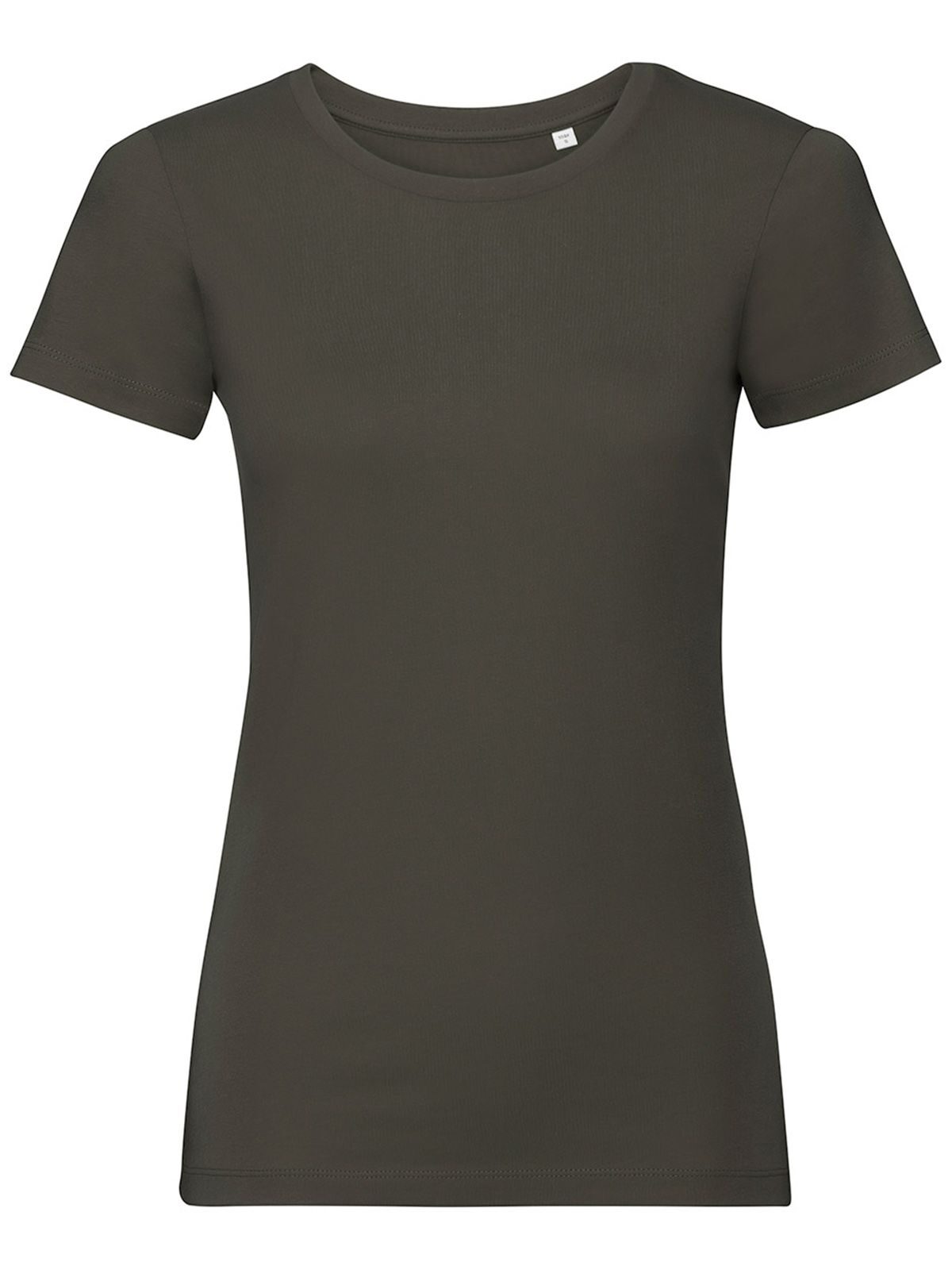 Dames Pure Biologische T-shirt - DO - Donkere olijf