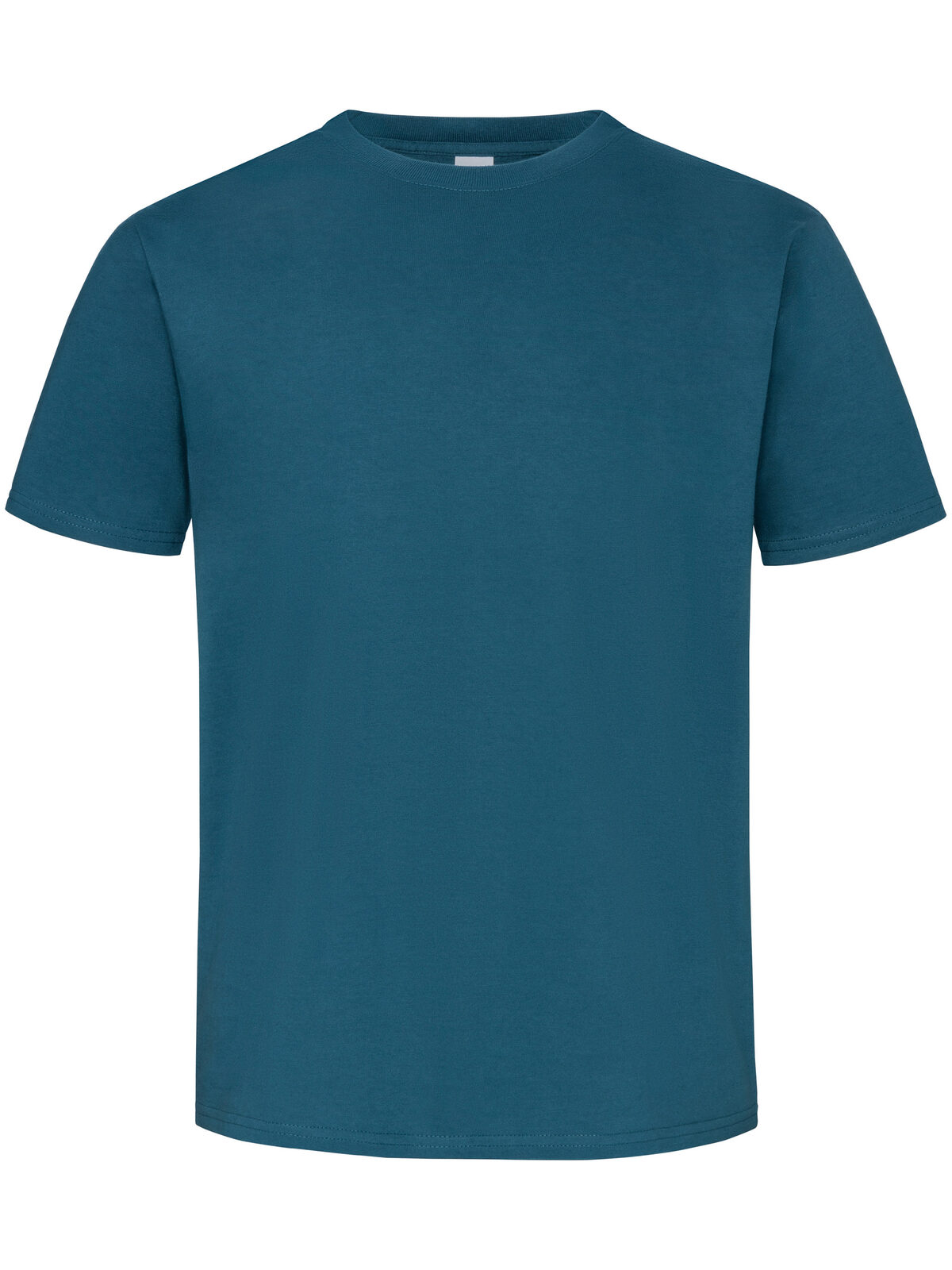 Authentiek zwaargewicht T-shirt - PB - Petrolblauw