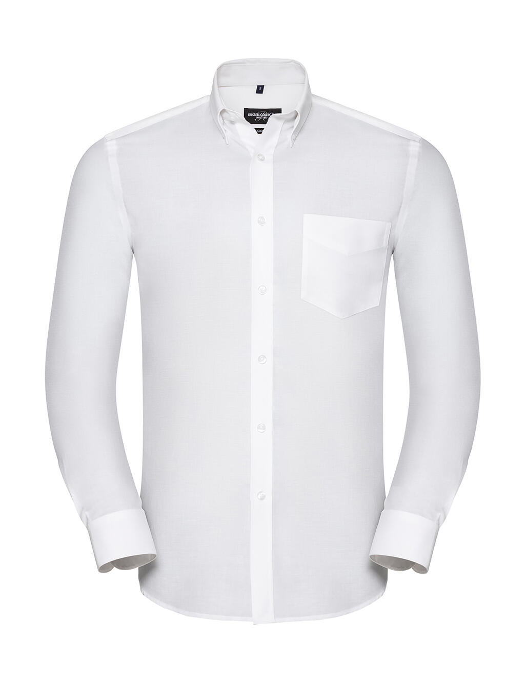 LS Tailored Button-Down Oxford Shirt - 30 - White