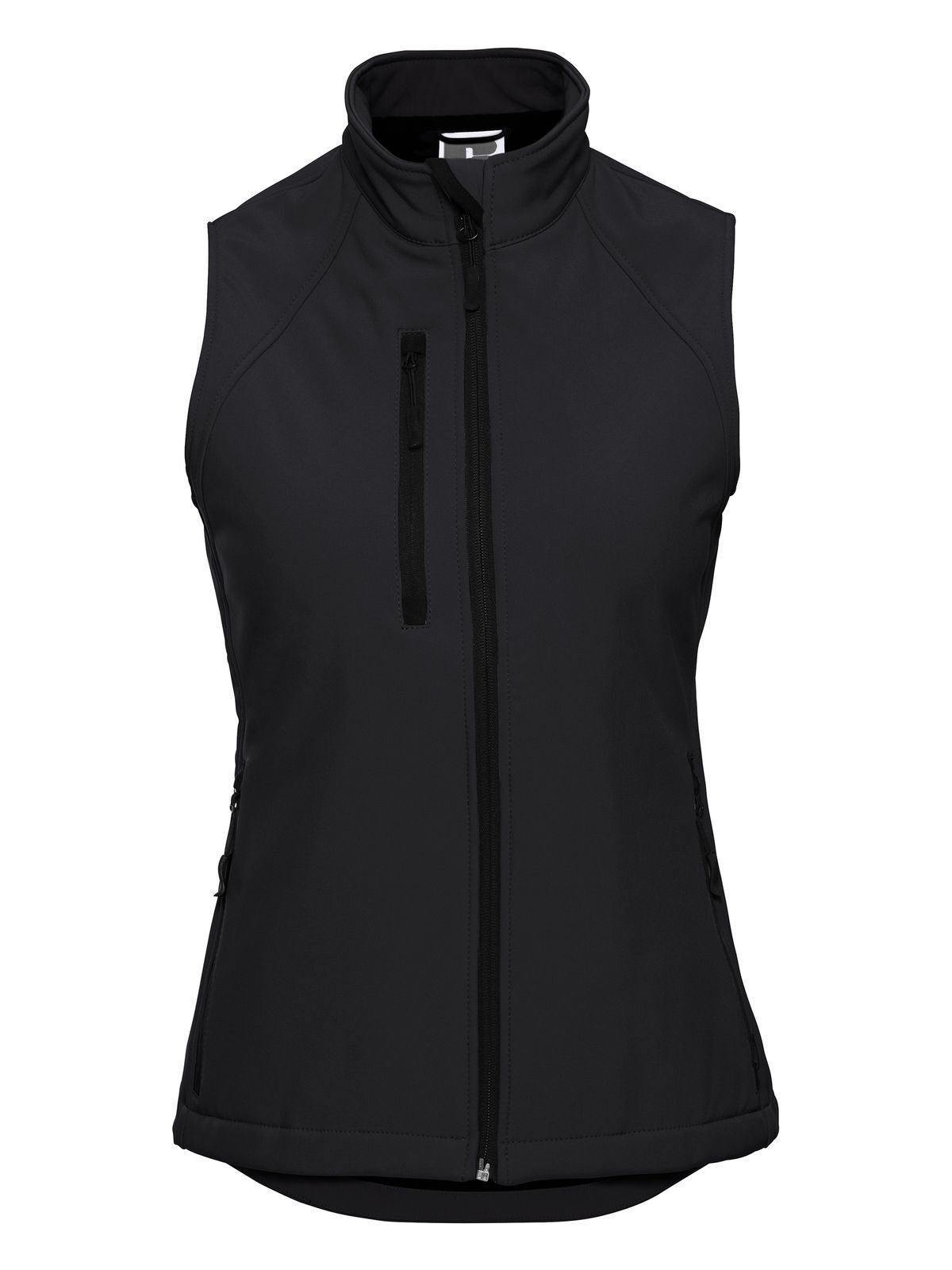 Dames softshell vest - 36 - Zwart
