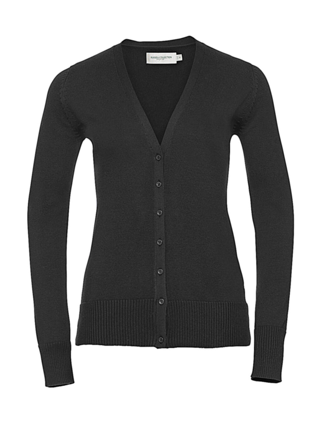 Gebreid damesvest met V-hals - CM - Houtskoolmergel
