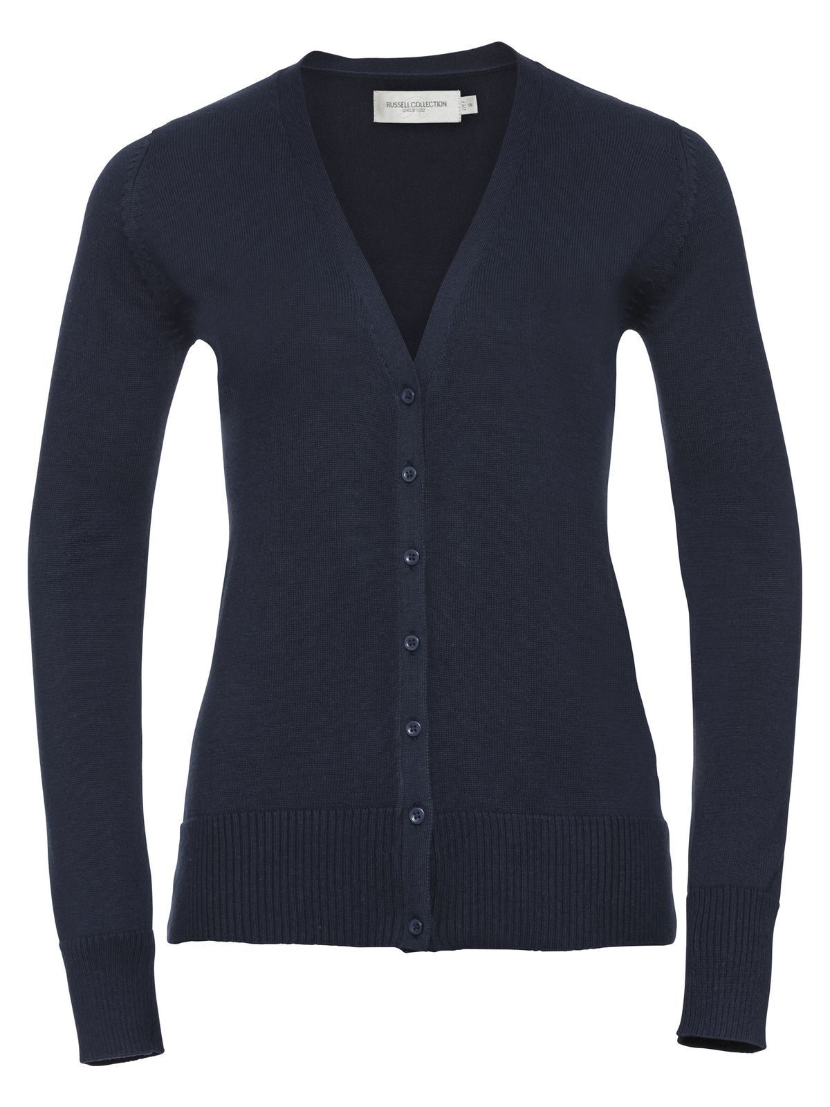 Gebreid damesvest met V-hals - FN - Franse marine
