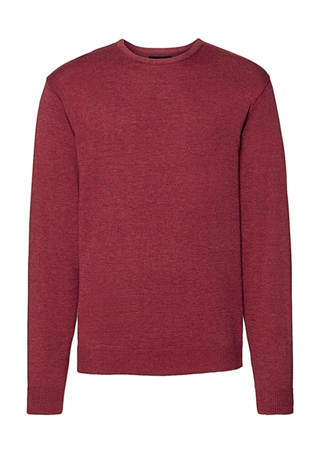 Men's crew neck sweater - MC - Cranberry Marl