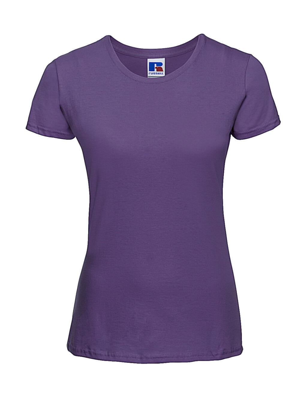 Slim fit T-shirt voor dames - PUR - Paars